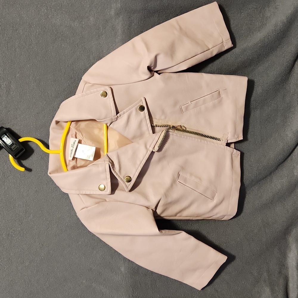 Pink Pleather Little Lass Jacket